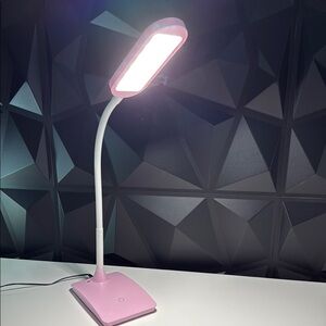 Pink LED Desk Lamp